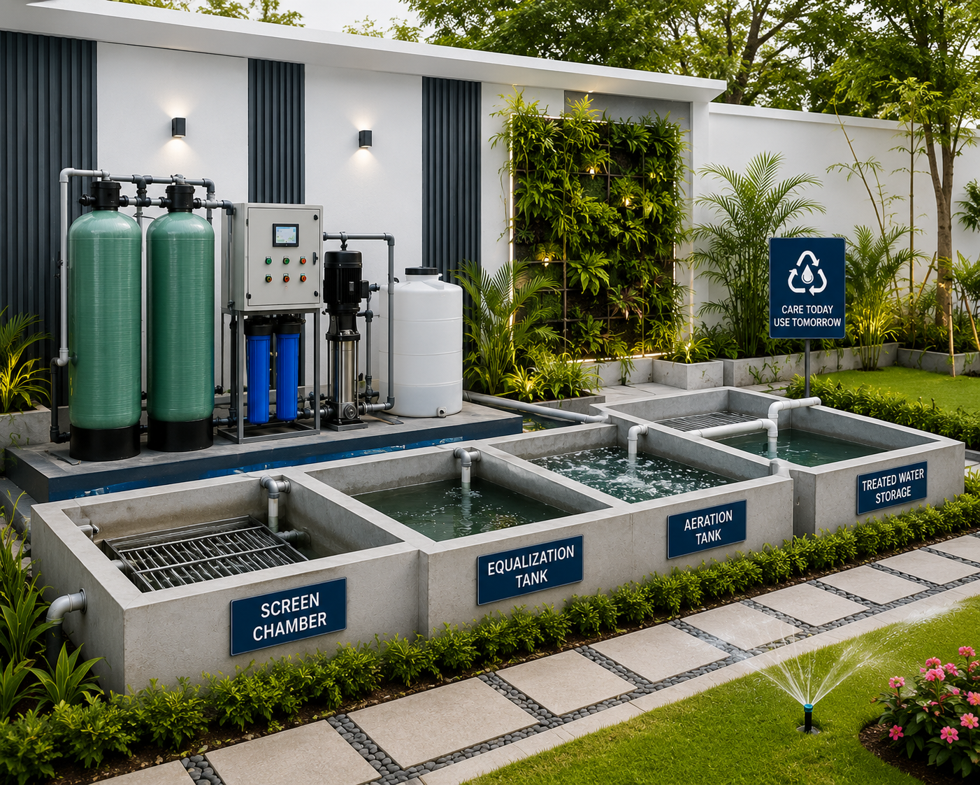 Grey Water Recycling Treatment Plant